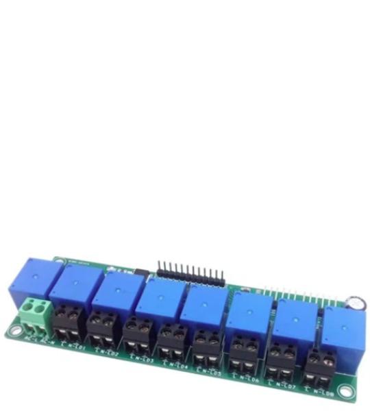 Really Large Size 7 Segment Display with SPI Interface – 8 Channel SPI Relay Board