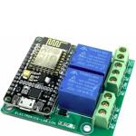 2 Channel Wi-Fi Relay Module Using ESP8266 Node MCU