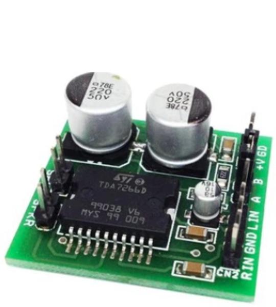 3W Stereo Audio Amplifier using TDA7266D