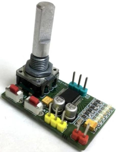 Stereo volume and balance control with Rotary Encoder using MAX5440