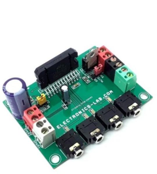 4 x 45W Quad Bridge Audio Amplifier