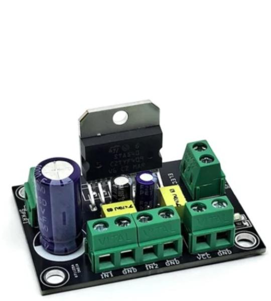 A Dual 38W Power Amplifier: A Compact STA540-Based Stereo Audio Board