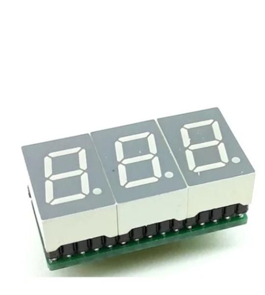 3 Digit Common Cathode 0.5″ – 7 Segment Display Module (Multiplexed)
