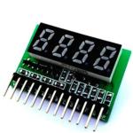 4 Digit MultiPlexed 0.33 Inch 7 Segment Common Anode Display