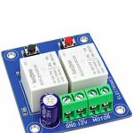 Low-Cost DC Motor Direction Controller with Fast Brake using 2 Relays