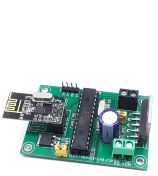 DC Motor Speed, Direction and Brake Control with NRF24L01 RF Module – Arduino Compatible