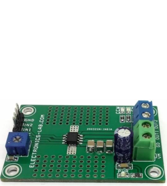Brushed DC Motor Driver with Integrated Current Regulation