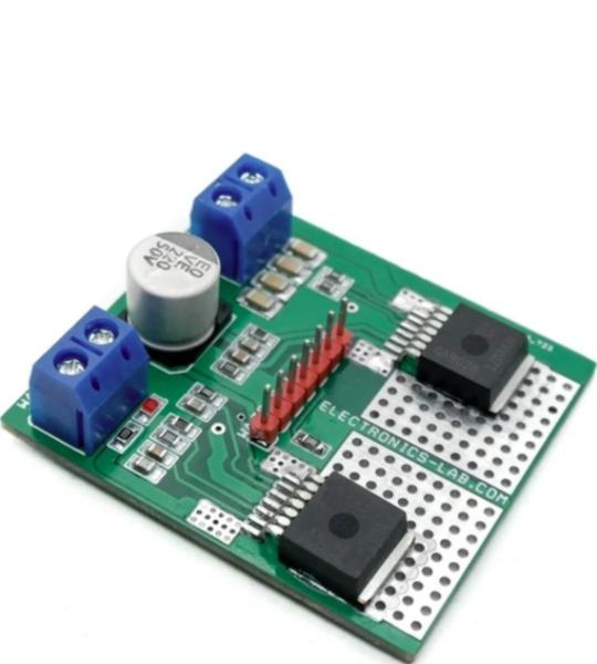 High Power Bidirectional DC Motor Driver using IFX007T