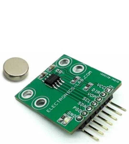 Contactless Potentiometer – 12bit Rotary Position Sensor with Analog or PWM Output