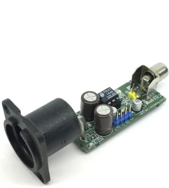 Audio-Balanced Line Driver – Unbalanced Audio to Balanced Audio Converter