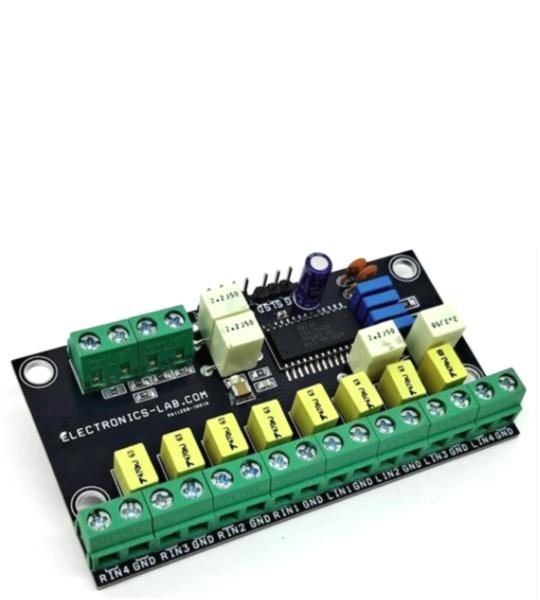 Digitally Controlled Audio Processor using TDA7440