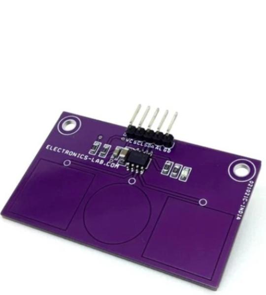 3 Channel Capacitive Touch Sensor with I2C