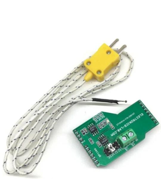 Type K Thermocouple Sensor Amplifier Arduino Shield
