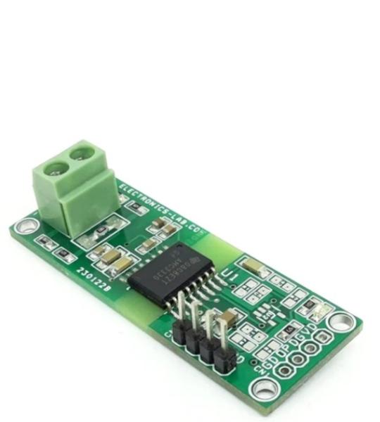 Isolated Voltage-Measurement with ±1V Input, Differential Output and Integrated DC/DC Converter