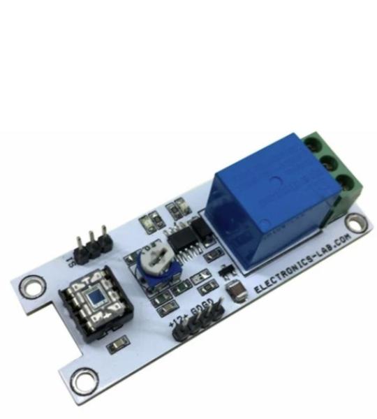 Analog Light Sensor + Light Sensitive Switch using OPT101